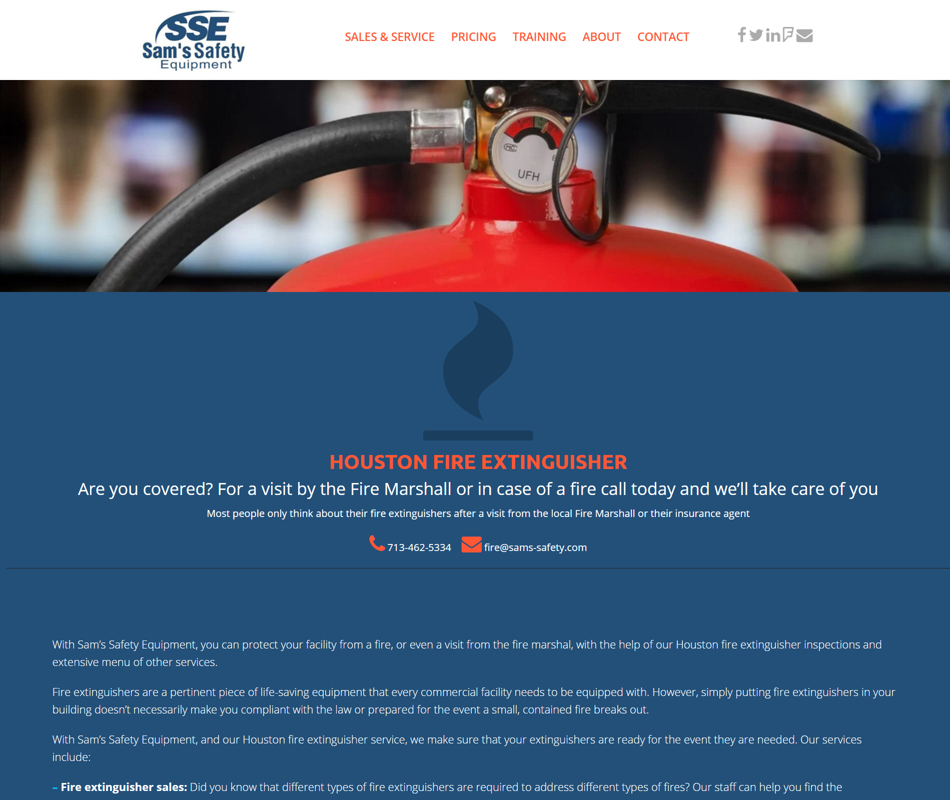 Houston Fire Extinguisher