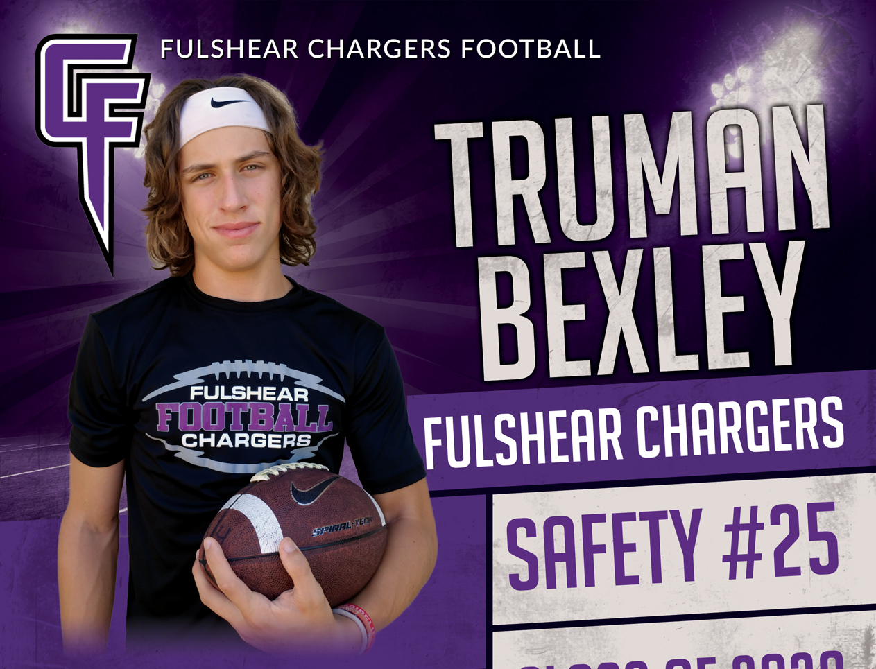 Print Fulshear Chargers Football