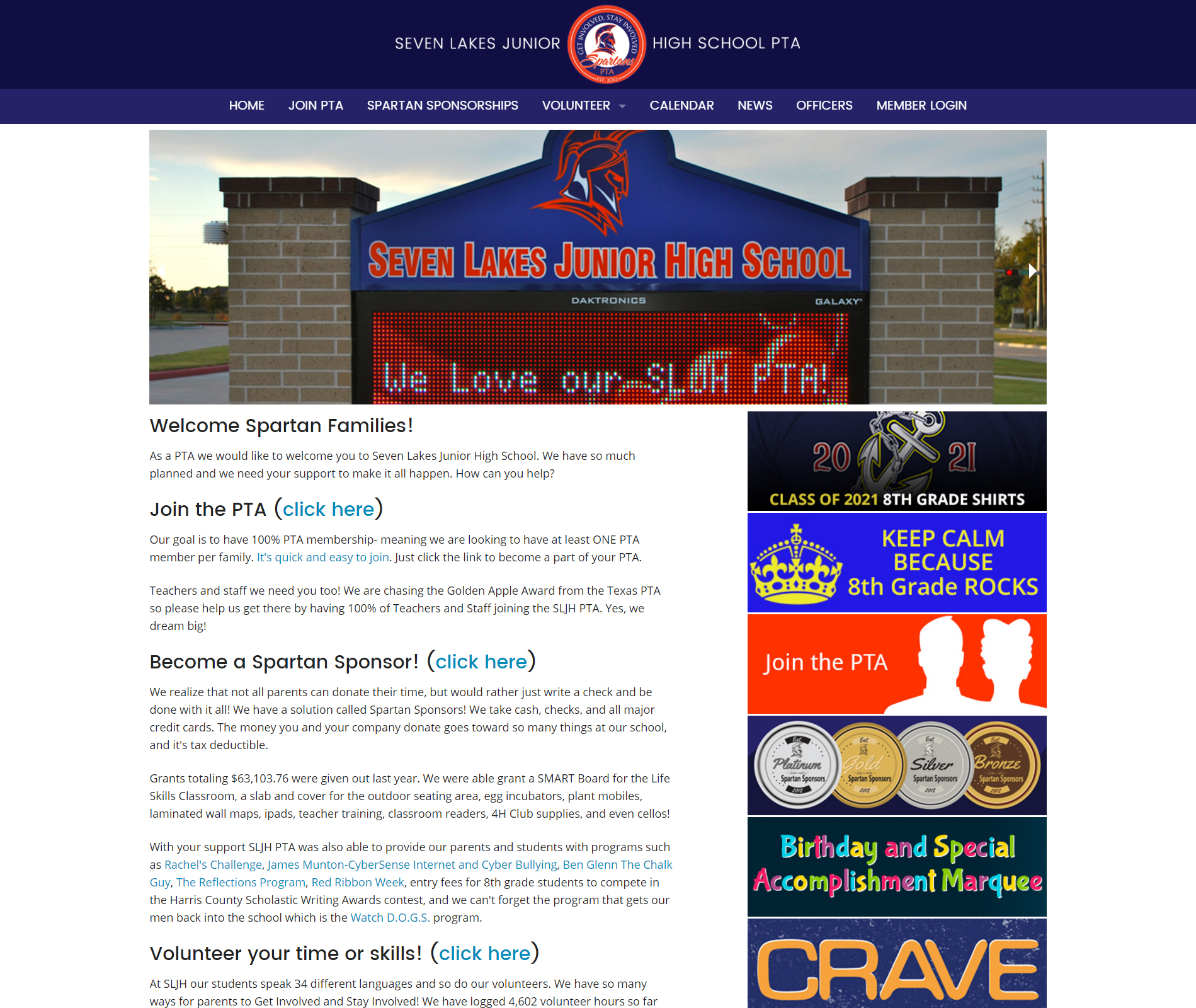 Seven Lakes Junior High PTA